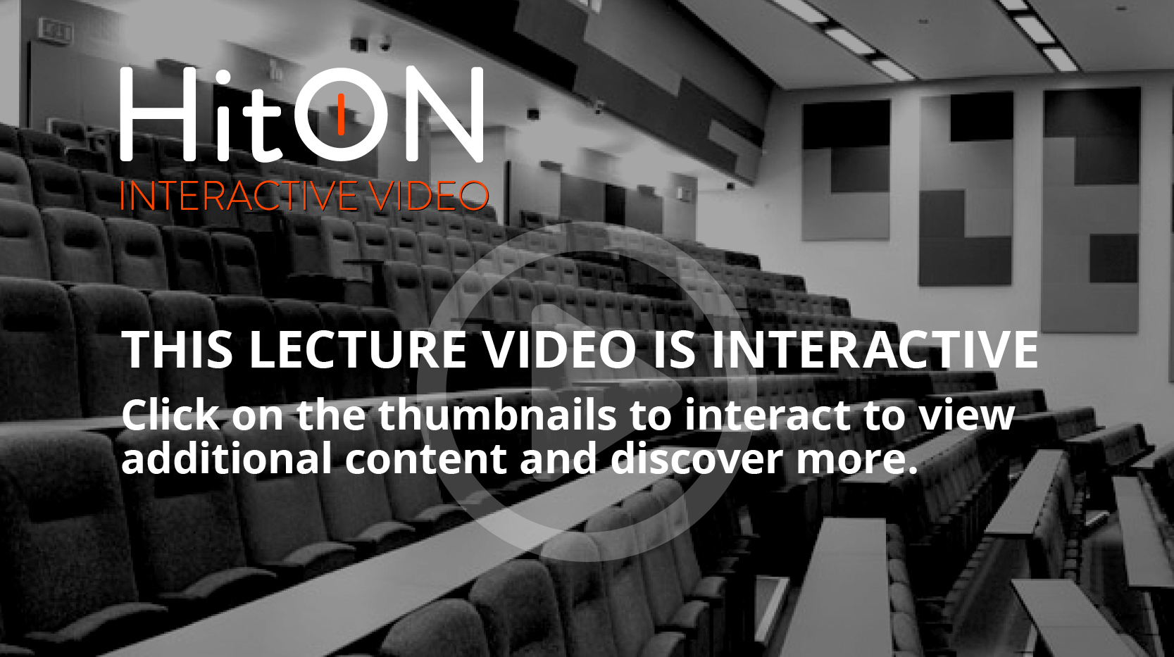 Click on the image above to watch the Interactive Lecture Video featuring Dr Brian Cox.