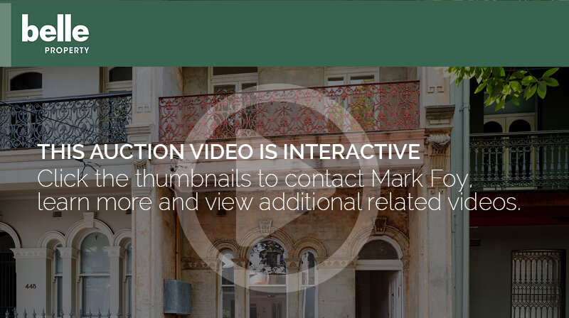 Click the above image to view a Belle Property Interactive Auction video connecting buyers with property information, auction strategies and related media from the day.