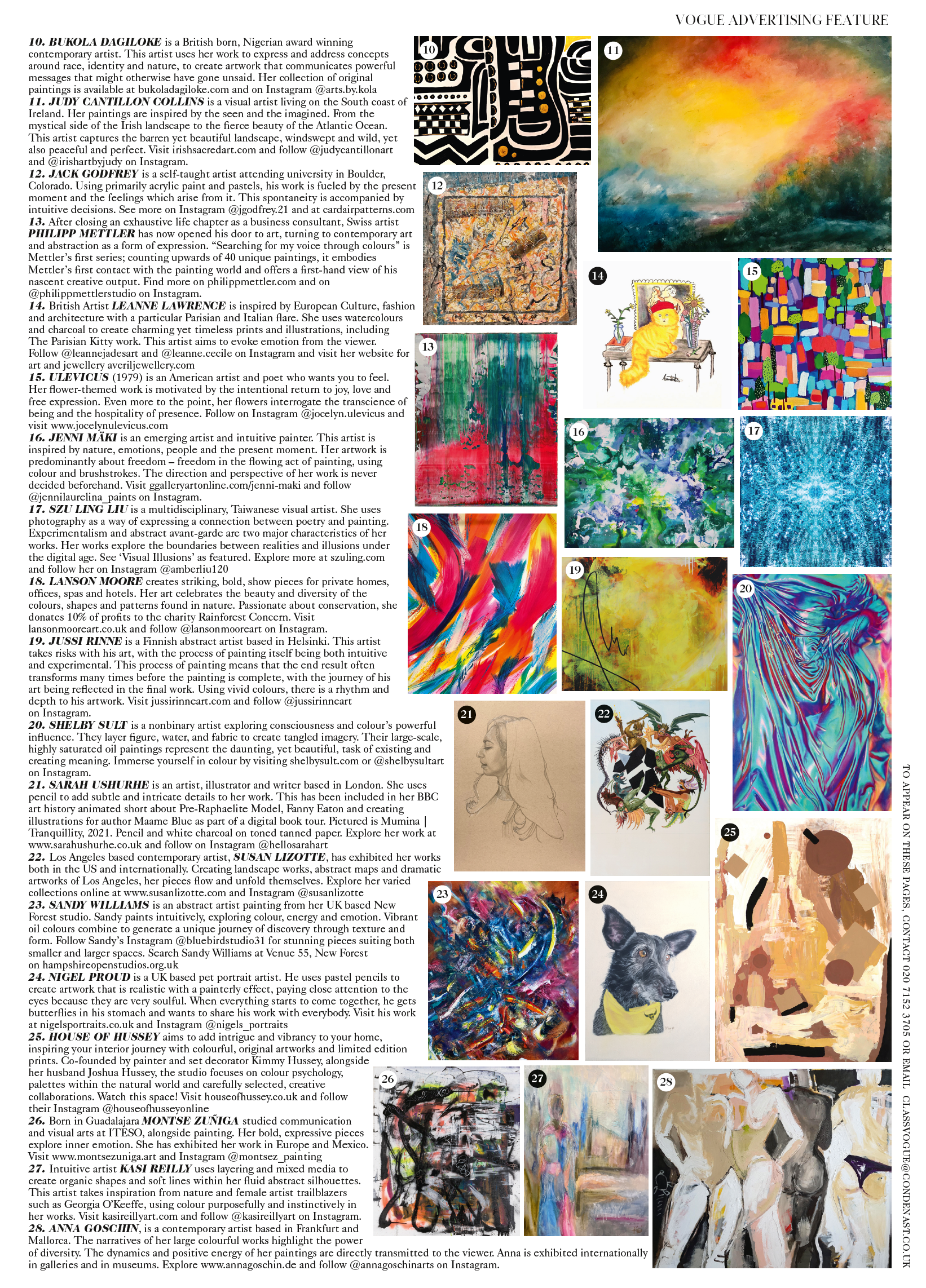 Visual Illusions series on Vogue’s Gallery.