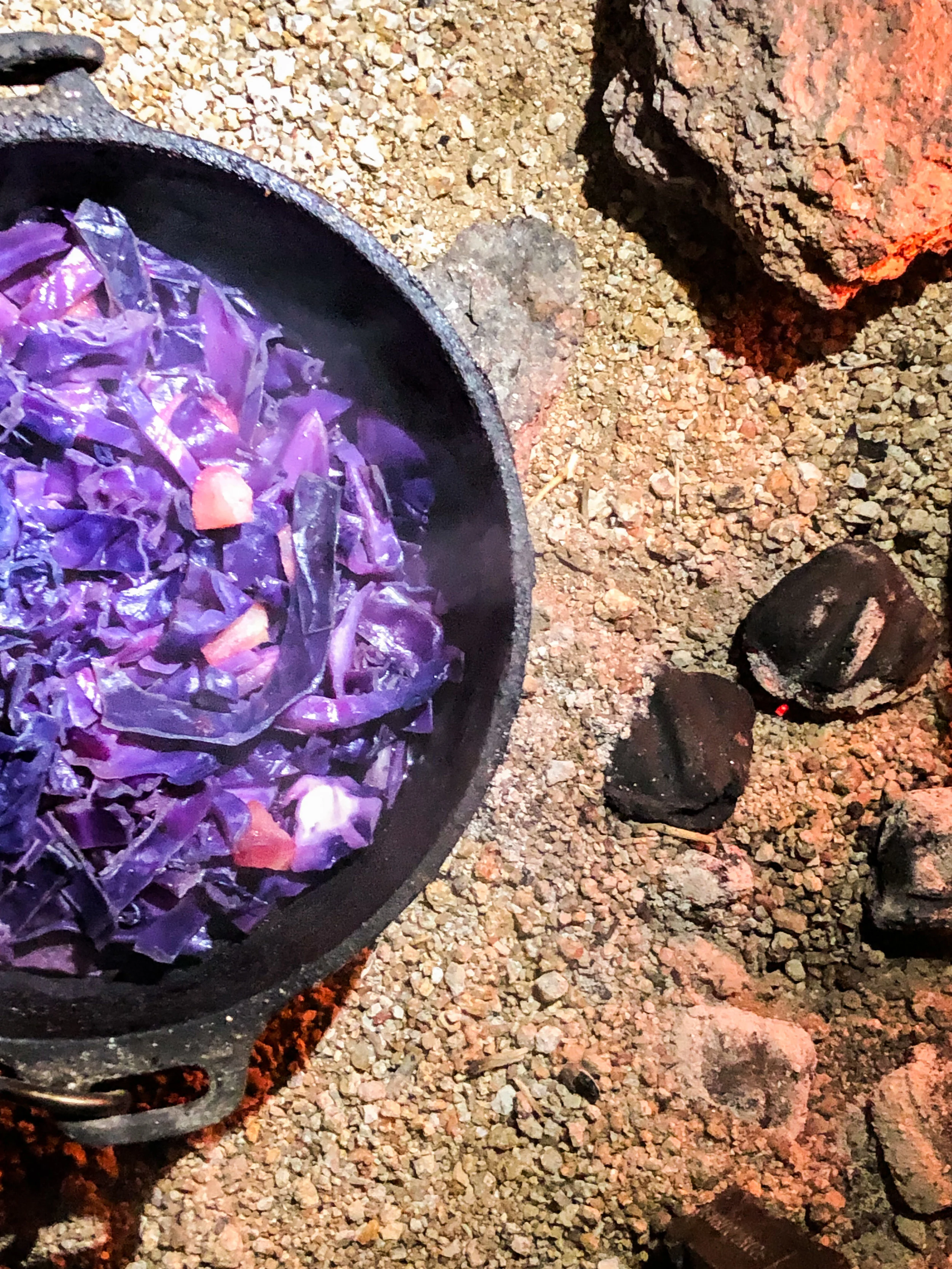 Apfel-Rotkohl, schnell selbstgemacht im Dutch Oven 