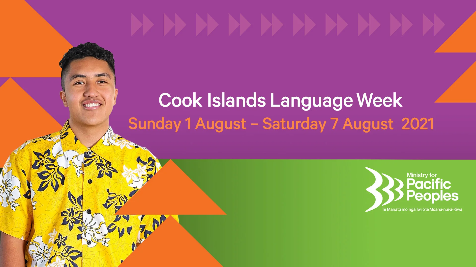 Cook Islands Language Week 2021 : Sunday 1 August - Saturday 7 August