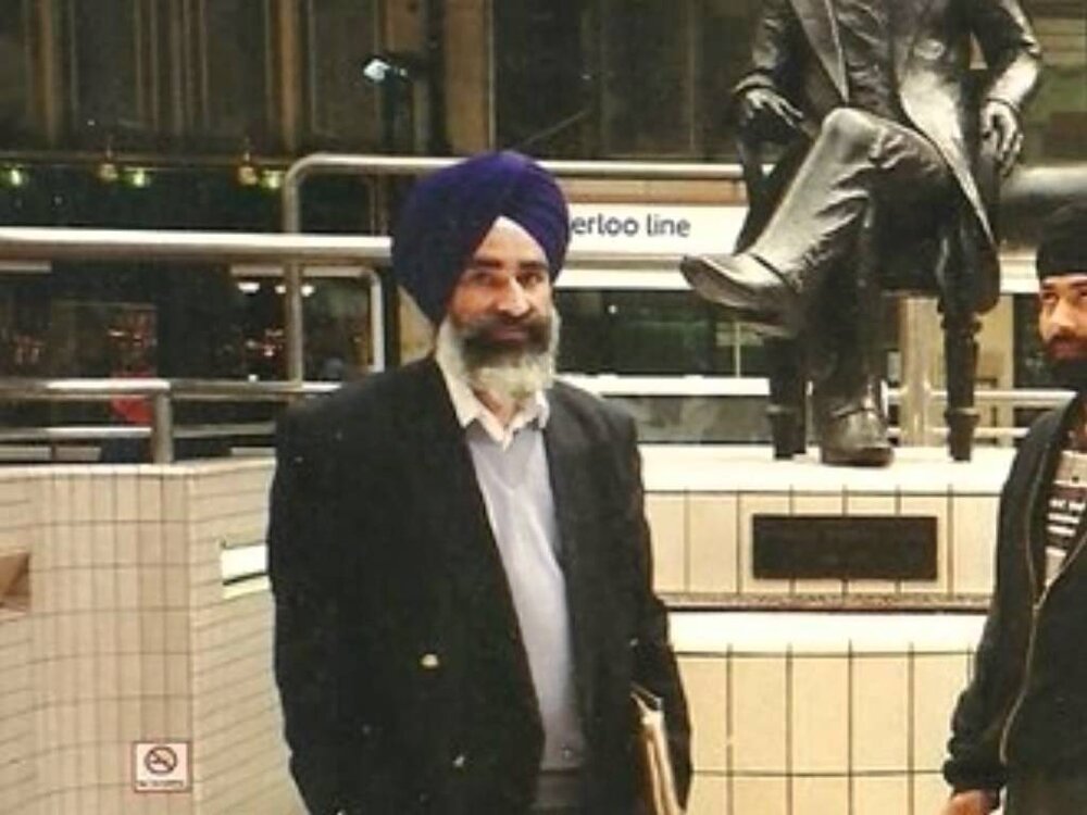 Khalra in London raising awareness of his findings