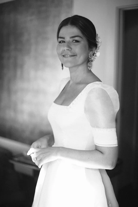 Novia y su vestido