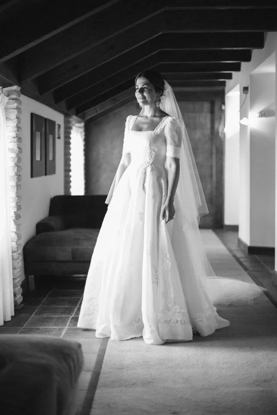 Novia y su vestido