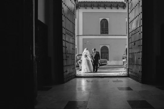 Novia y padrino de boda