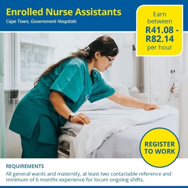 Enrolled Nurse Assistants - Cape Town 