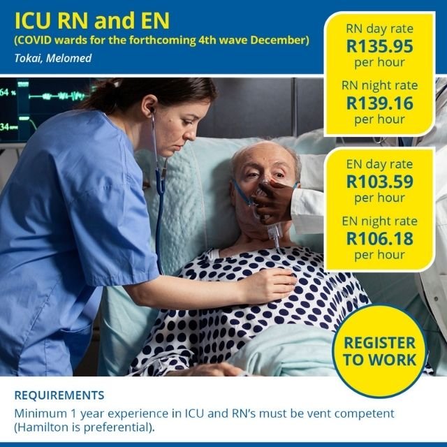 Intensive Care Unit (ICU) Registered Nurse and Enrolled Nurse - Tokai