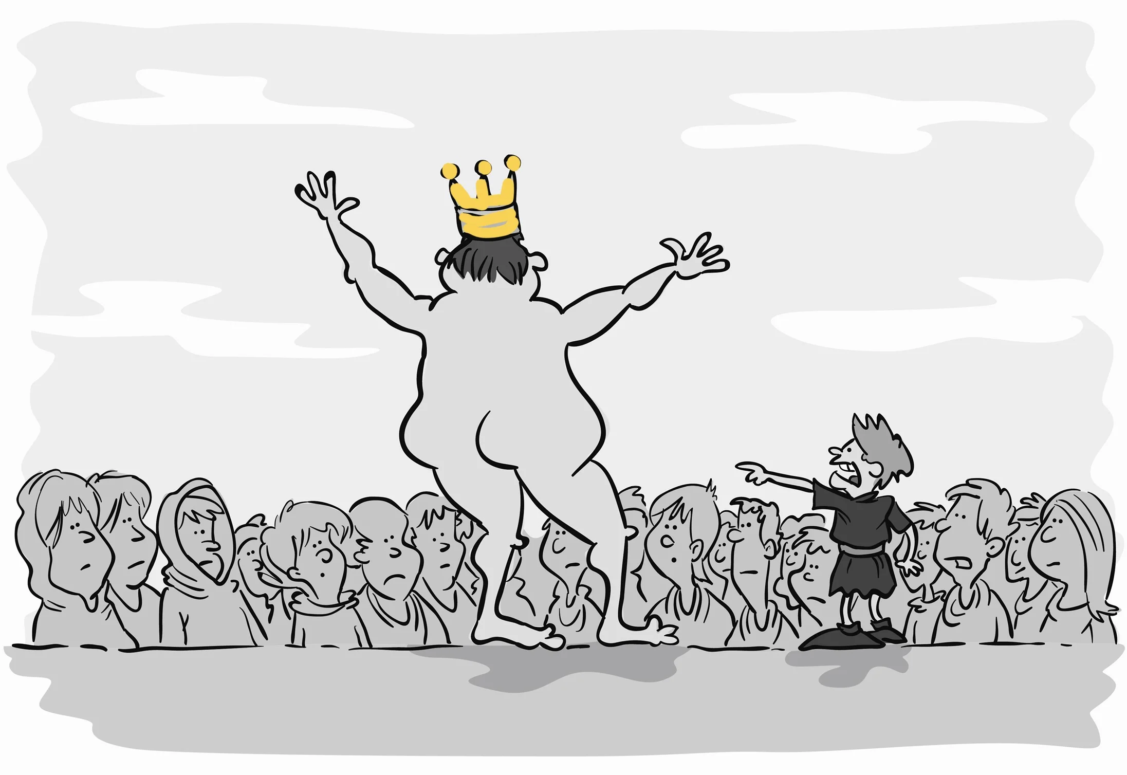 Will anybody tell the director they are naked?