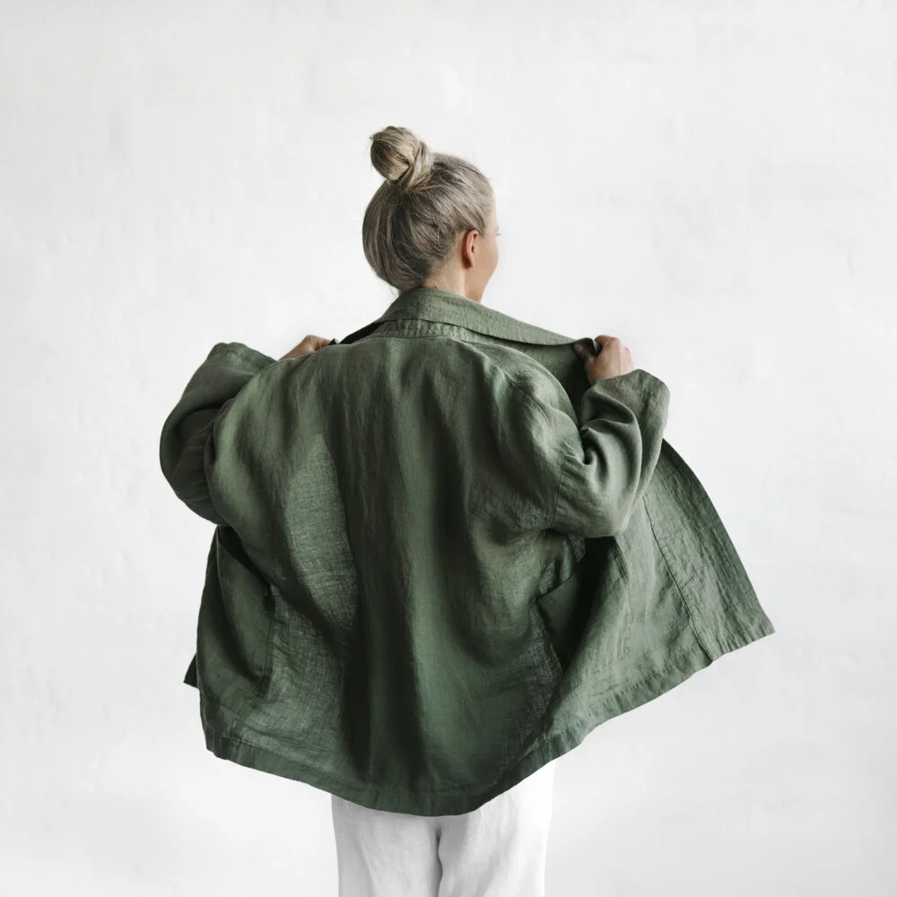 kimono jacket green