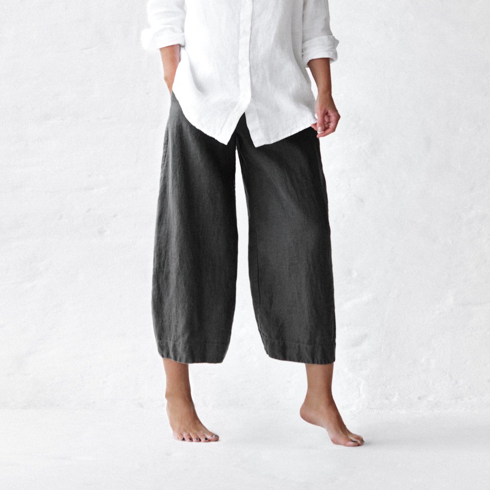 Linen pants Uma grey — SEASIDE TONES