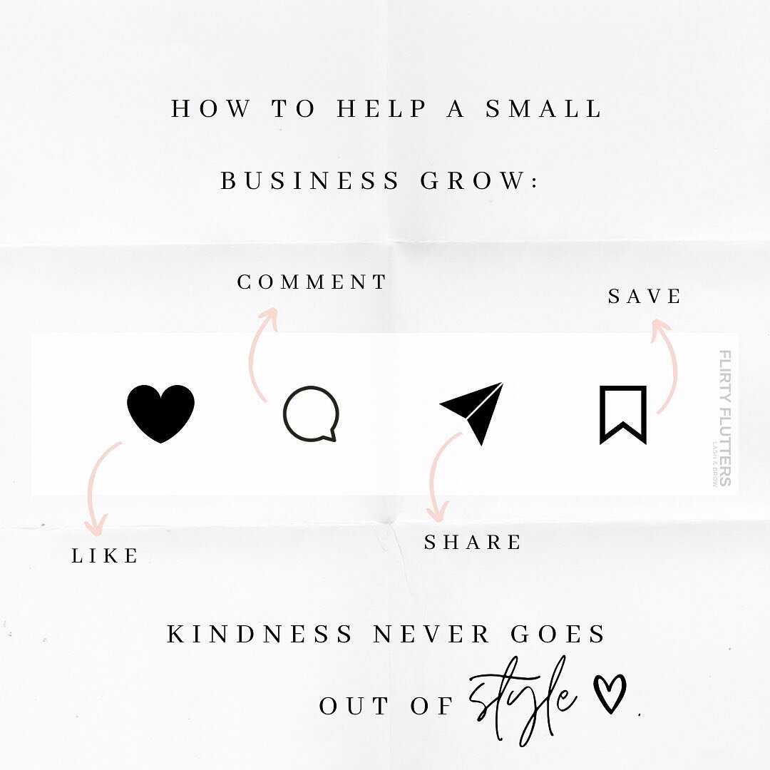 The smallest amount of support goes a long way 🙌. Businesses grow with interaction from clients. From doing these simple things you&rsquo;ll introduce others to our page, help our engagement and of course motivate us 🥰. We love our clients and than