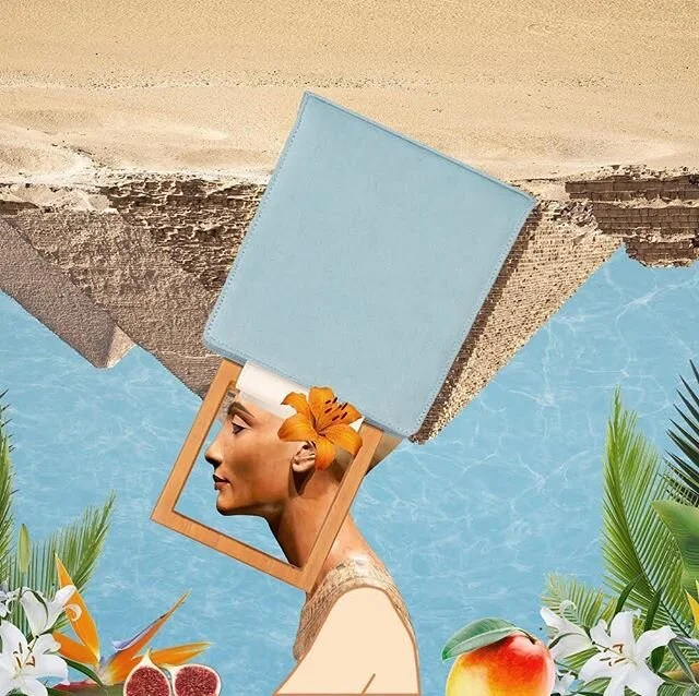 We are excited to announce the winner of our #destinationmashu competition! We loved the creativity and lovely story @konstantina_haku created: "It was kind of a dream actually when I saw the Amaryllis Indigo handbag as the headpiece of the Egyptian queen Nefertiti. And that dream gave me the inspiration of an  imaginary scenery where the Egyptian queen is walking around the Pyramids of Giza, enjoying the Mediterranean Sea and the flora of the Nile River. This is not an existing place, but a dreamy place where upside down is normal, and the oasis of the sea co exists with the desert, the palm trees and many tropical fruits!" Congrats to Konstantina for winning a Mashu bag! 🥳🤍 and thank you to all who took part in our first ever competition, we really enjoyed seeing everyone’s creativity and amazing ideas. We hope you all enjoyed the creative process! 🧑‍🎨
