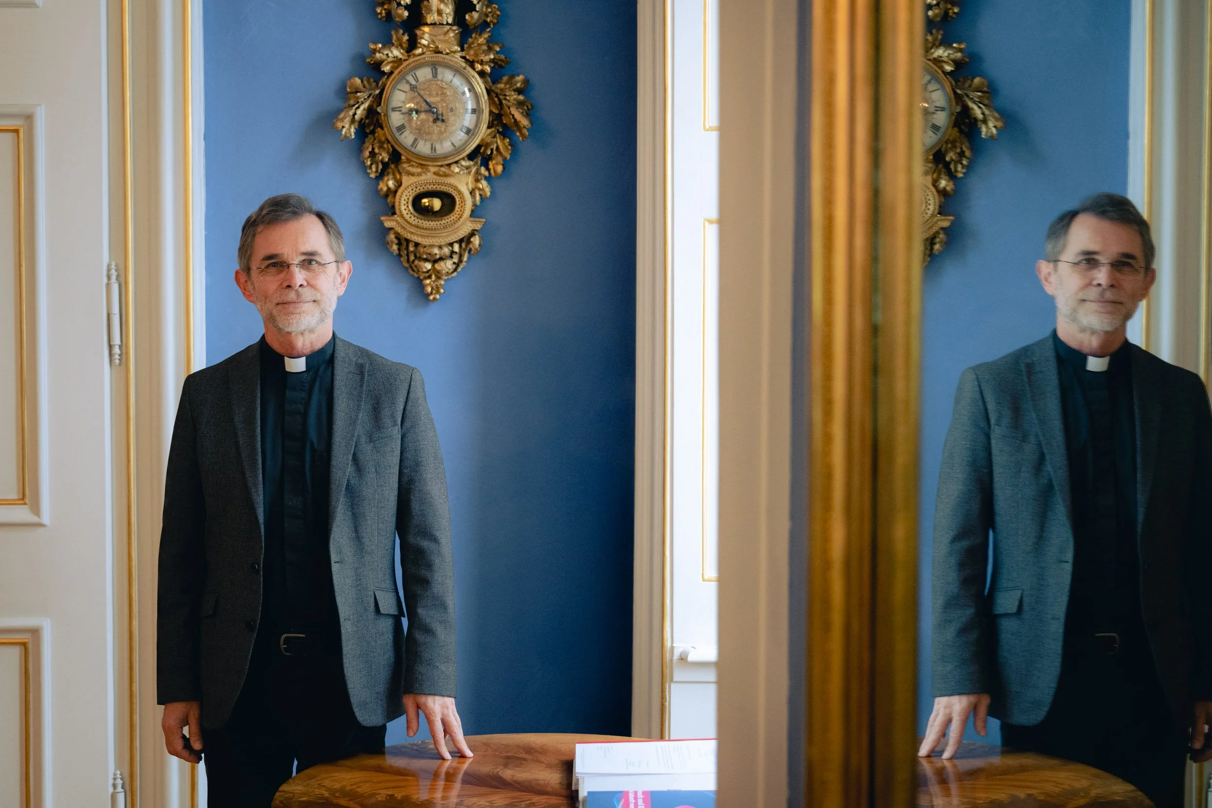 Josef Gruenwidl, Archbishop of Vienna, in his office | Der Standard 