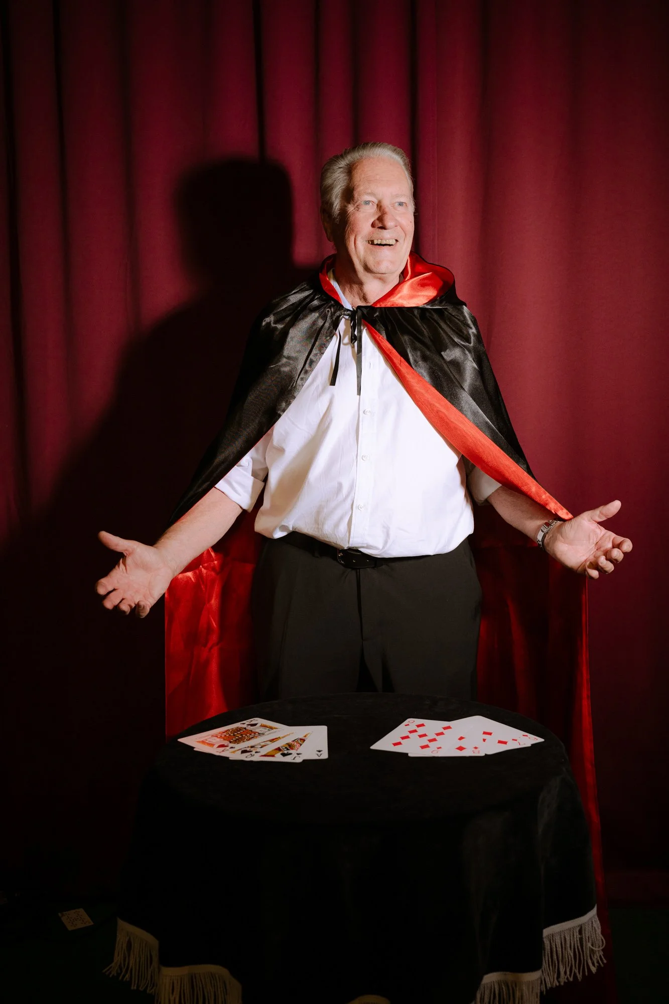 Wolfgang Meindl aka Volcano, former chemist and magician | Der Standard 