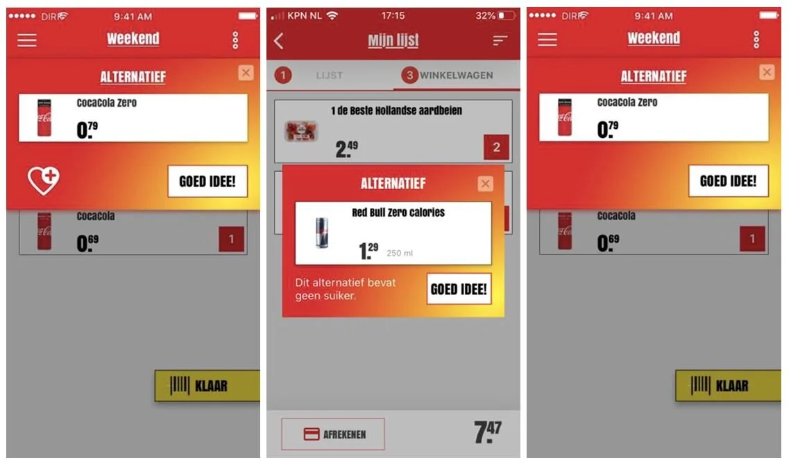 ‘Nudging’ in mobiele app helpt consument mogelijk bij gezondere keuzes
