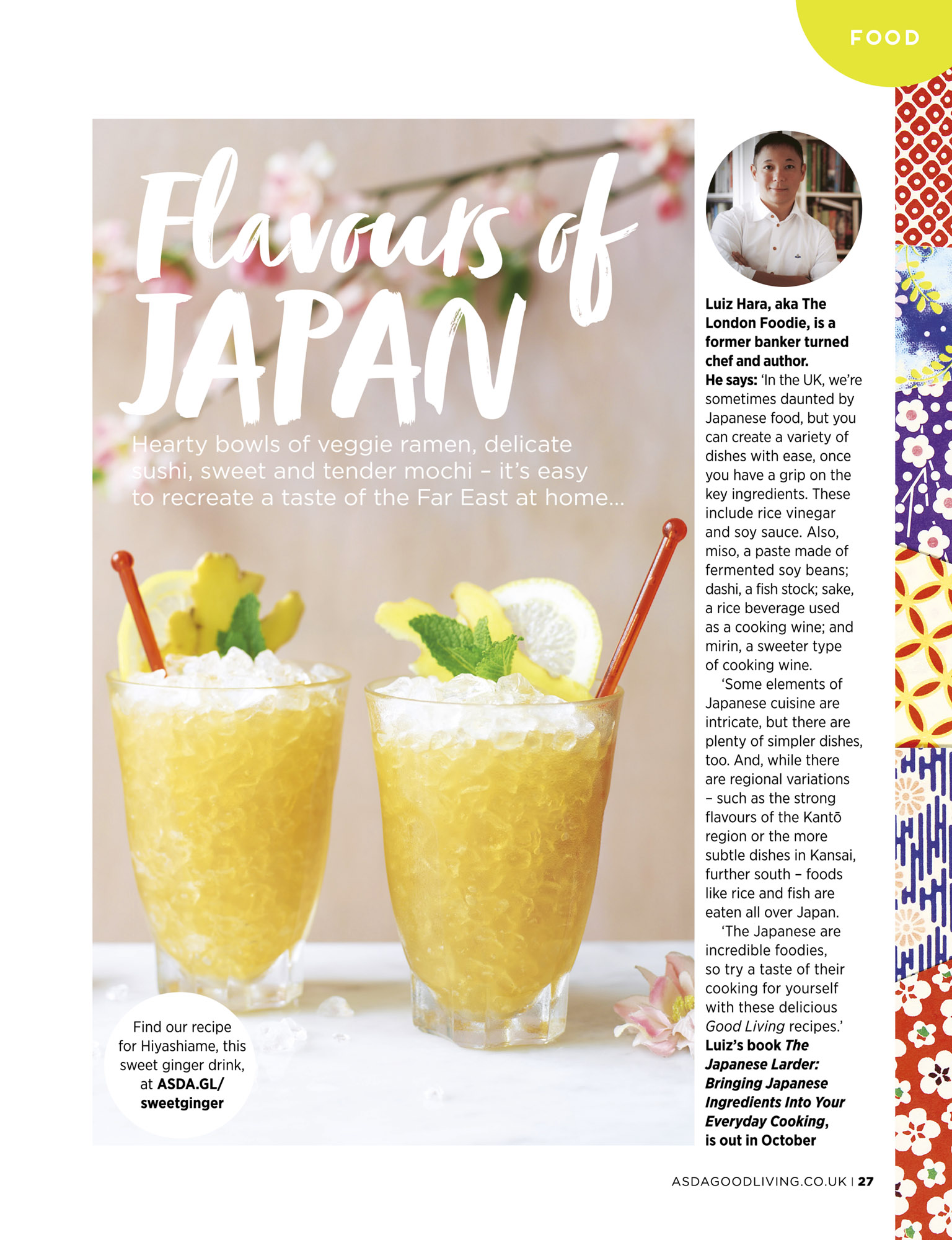Asda Good Living Flavours Of Japan August 18 Tara Fisher Food Photographer London