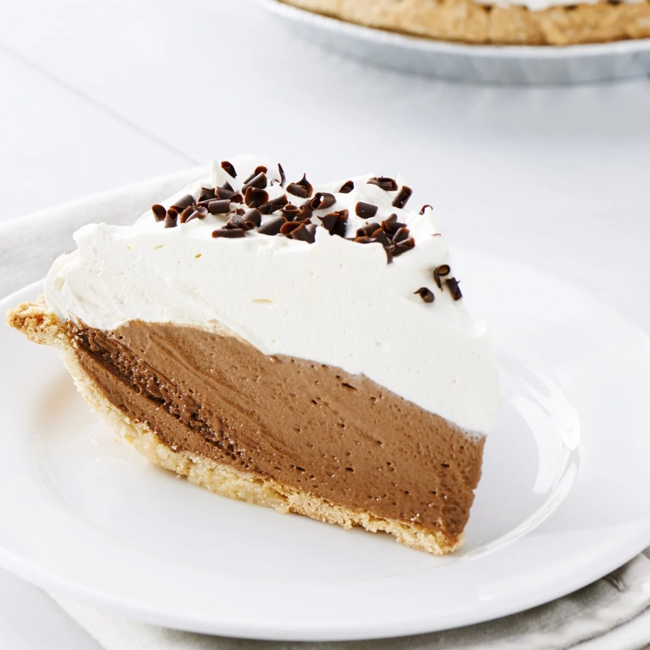 Chocolate Silk Pie with Whipped Topping - 8"