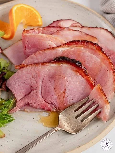 Sliced Ham with Brown Sugar Glaze