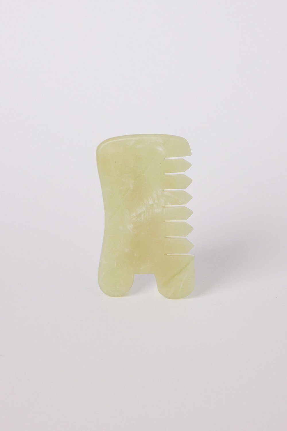 Jade Massage Comb + Gua Sha