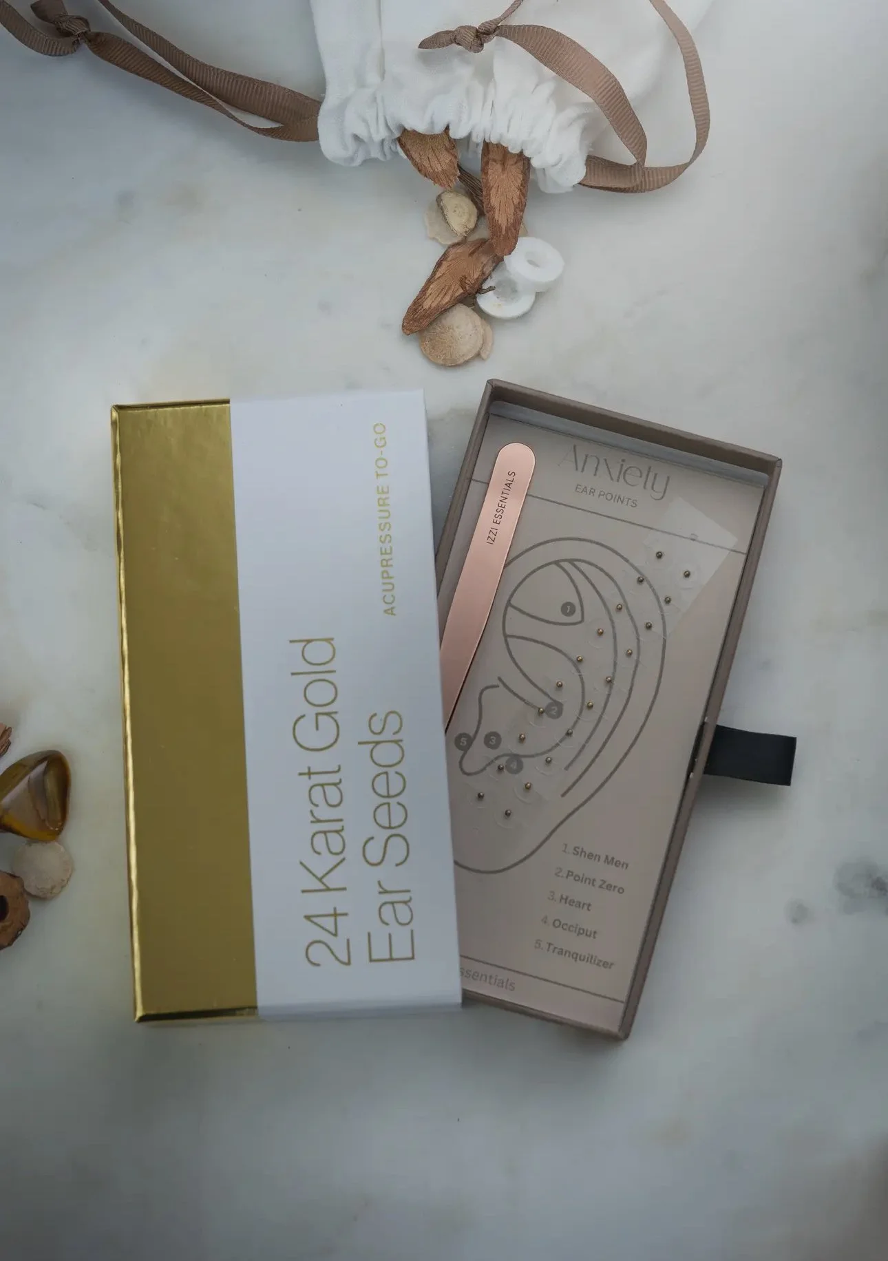 24 Karat Gold Acupressure Ear Seeds