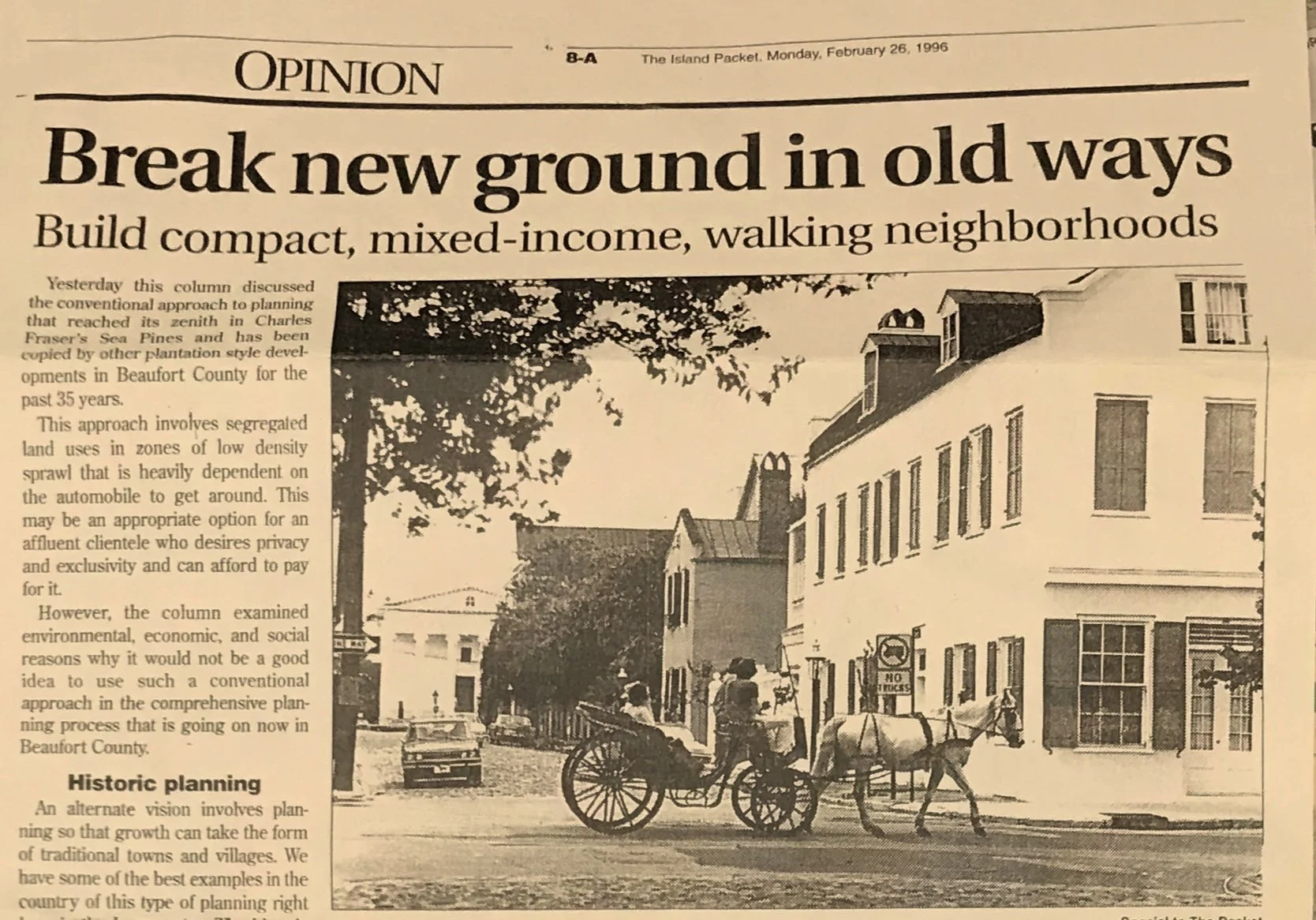 From the Archives: "Break new ground in old ways"