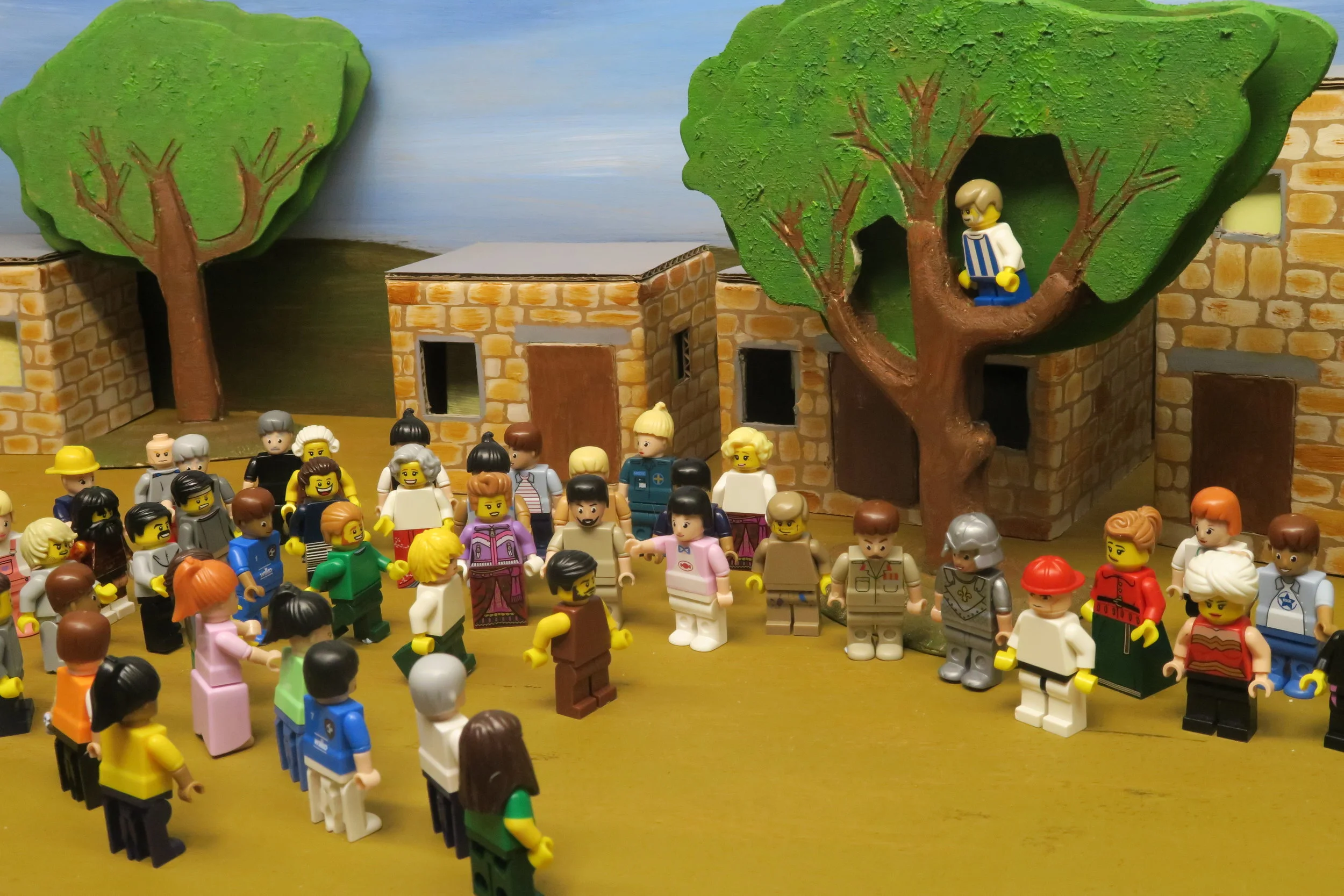   Slide 11  Then something unexpected happened. Jesus seemed to be slowing down as he neared the tree where Zacchaues was perched. 