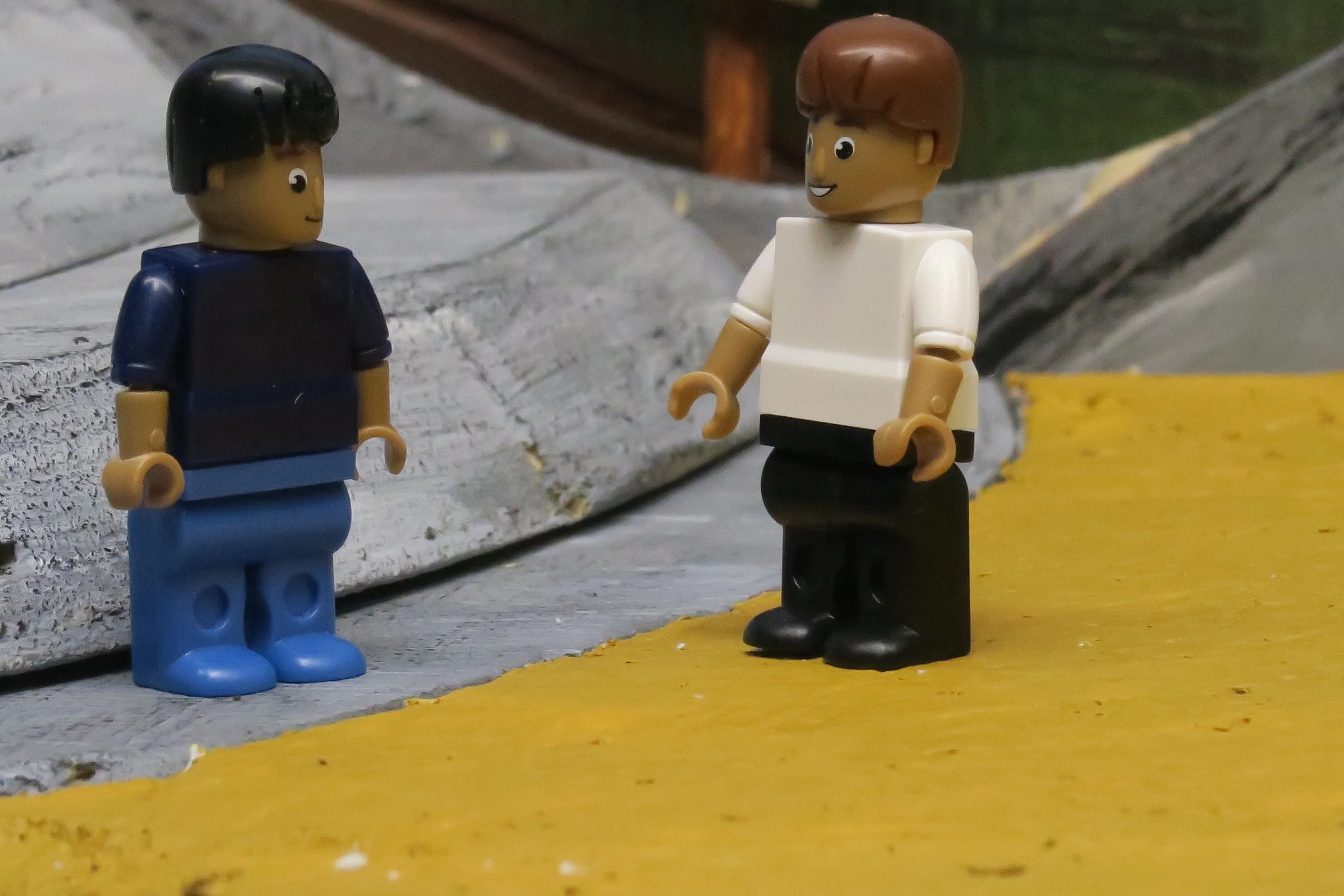   SLIDE 2  The one said I’m going to build my house over there on the sand it has a great sea view. The other guy thought more about it and said that he had decided to build his house on a rock, a little further away. 