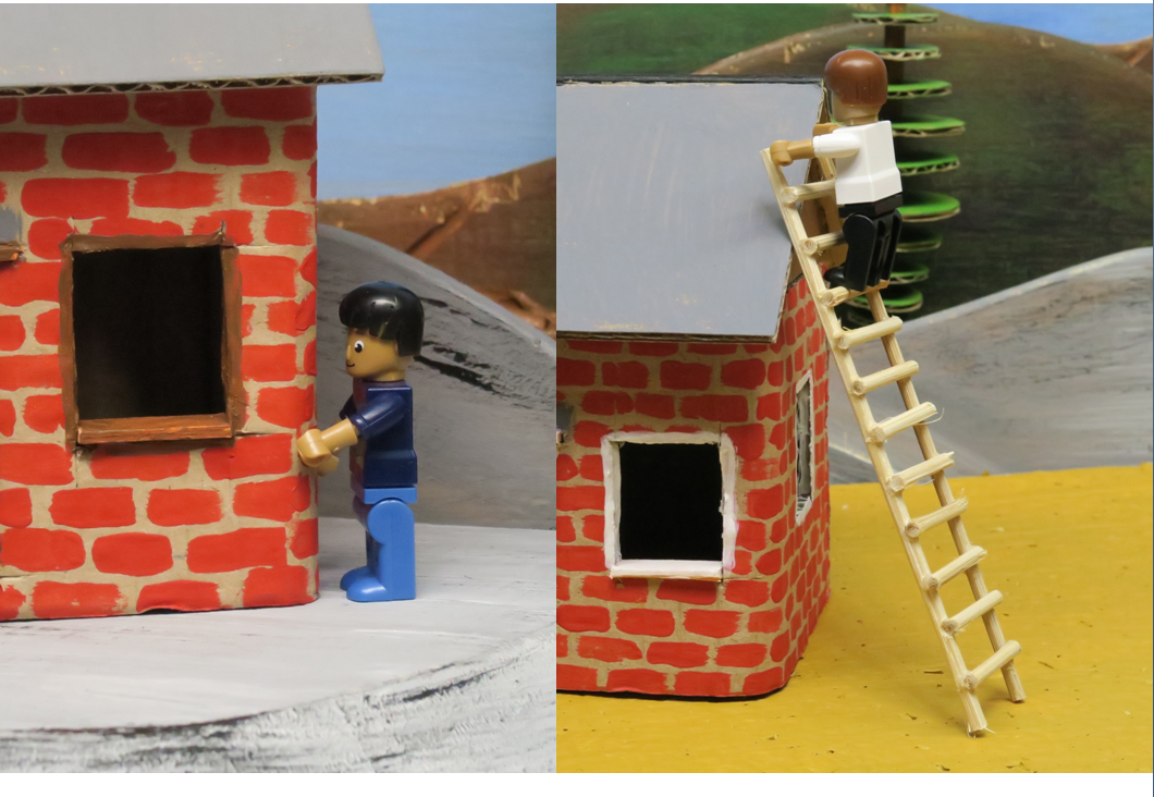   SLIDE 8  With one or two final touches here and there the houses were complete. And how pleased they both were. 