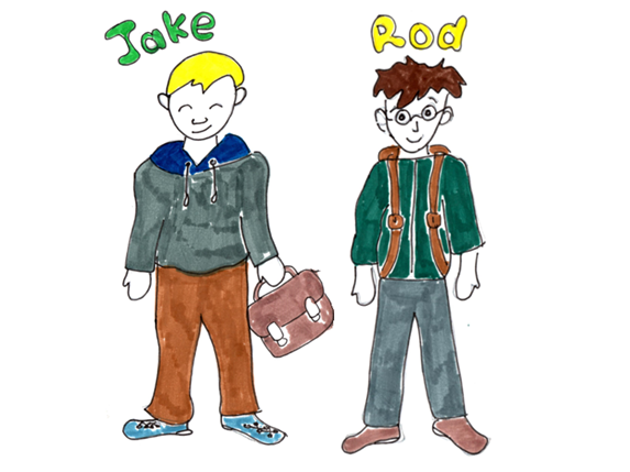   Slide 8   Rod was late home that night but he was pleased to have been able to help out his new friend. Jake certainly had a friend now and what a great friend Rod was. How kind Rod had been and what a difference he had made to cheer Jake up on thi