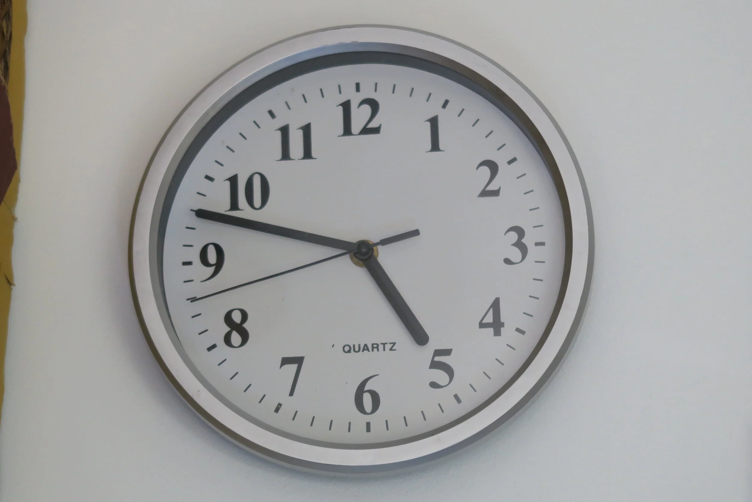  Sometimes we are watching the clock, waiting for something to happen. We need patience…  