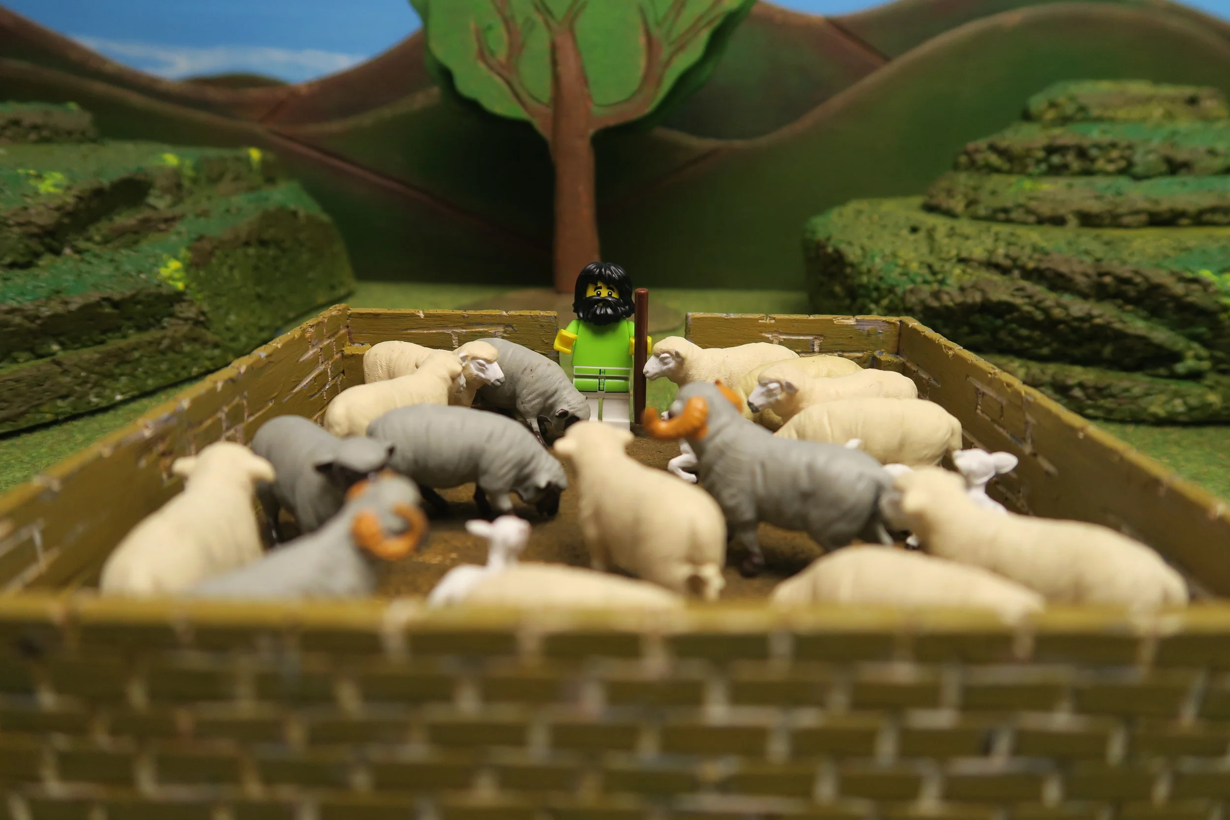   SLIDE 2  But something was wrong that evening. As the shepherd finished his count there was only ninety nine sheep. One was missing! 