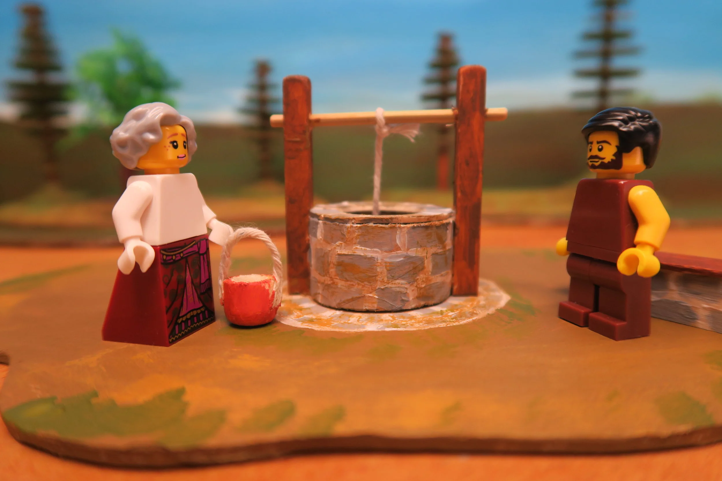   SLIDE 3  Then another surprise came – suddenly, the man spoke to her, "give me a drink" He said. The woman said, "You are a Jew and are asking me, a Samaritan woman, for a drink?’’  