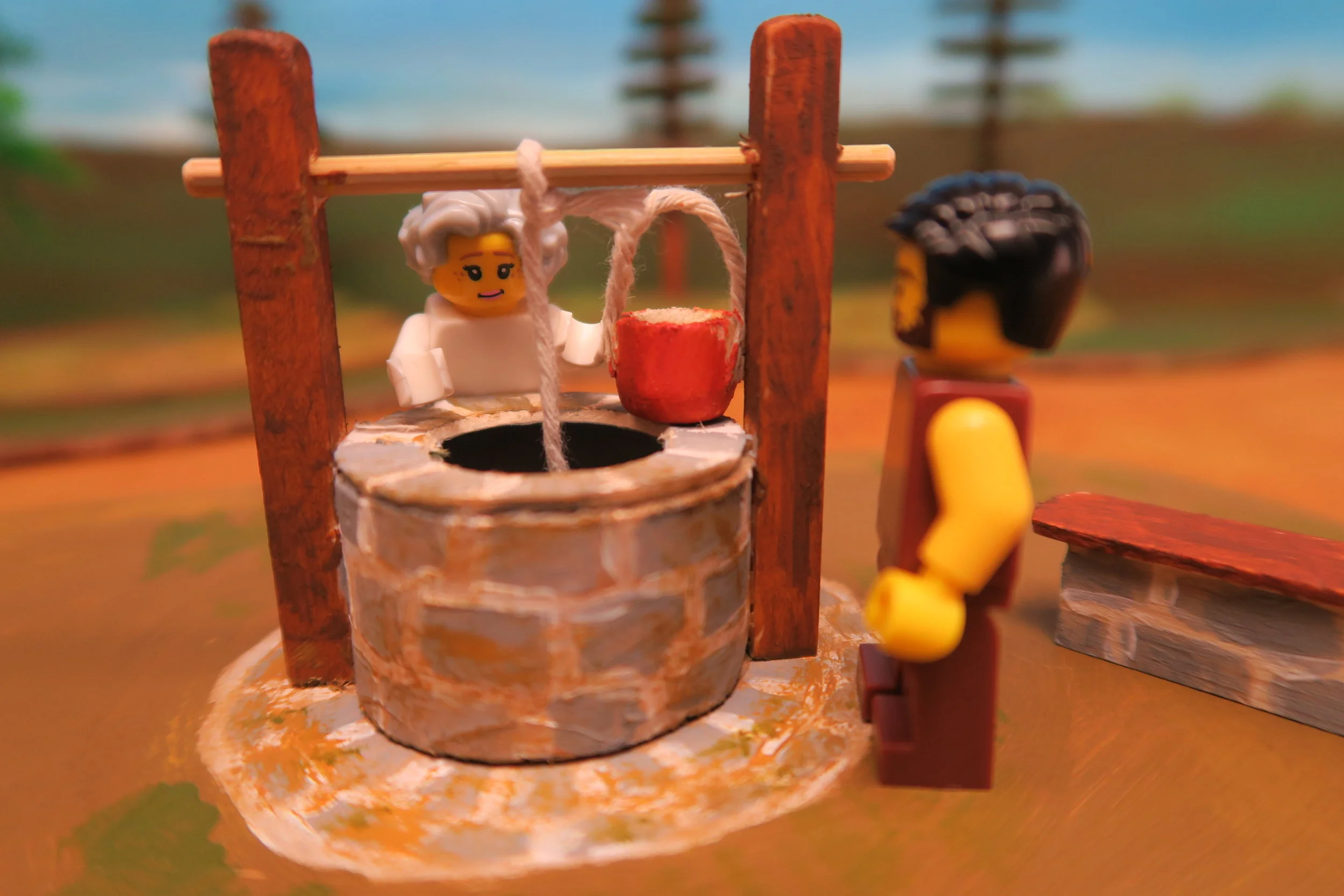   SLIDE 4  The man knew all about her troubles, He could see how unhappy she was and He also knew that He could help this poor lady. "If you only knew who I am, and how I can help you, instead of you giving me a drink, you'd be asking me for one. But