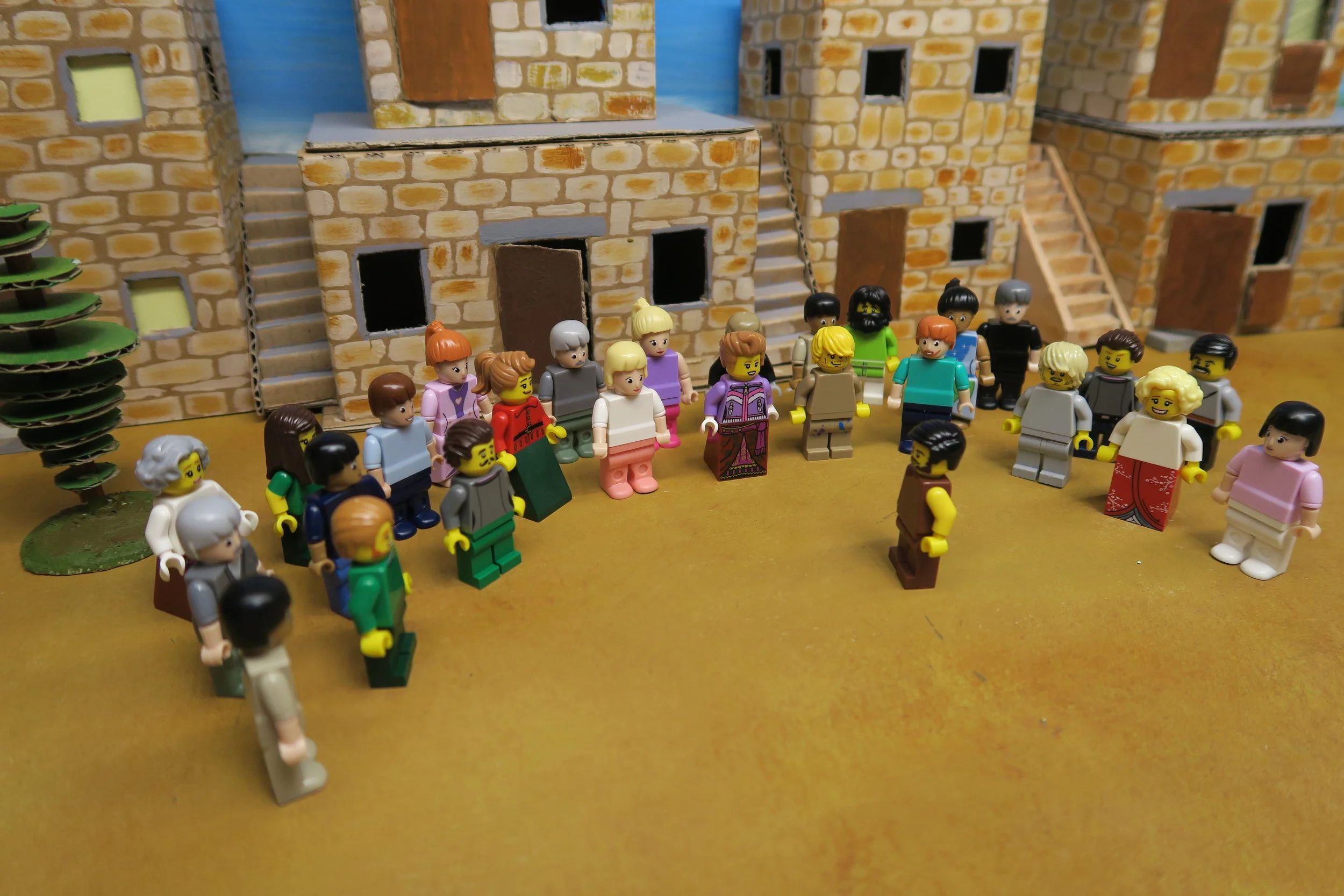   SLIDE 15  And, Jesus did stay in the village for a couple of days. The people listened and listened. As a result, many believed and trusted in Jesus.  Sometimes people think that being rich will make them happy, or becoming famous, or something els