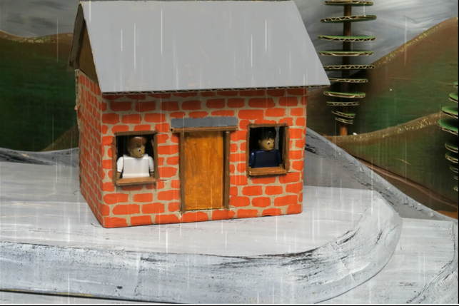   SLIDE 16  In no time at all the house built on the sand was in ruins. 