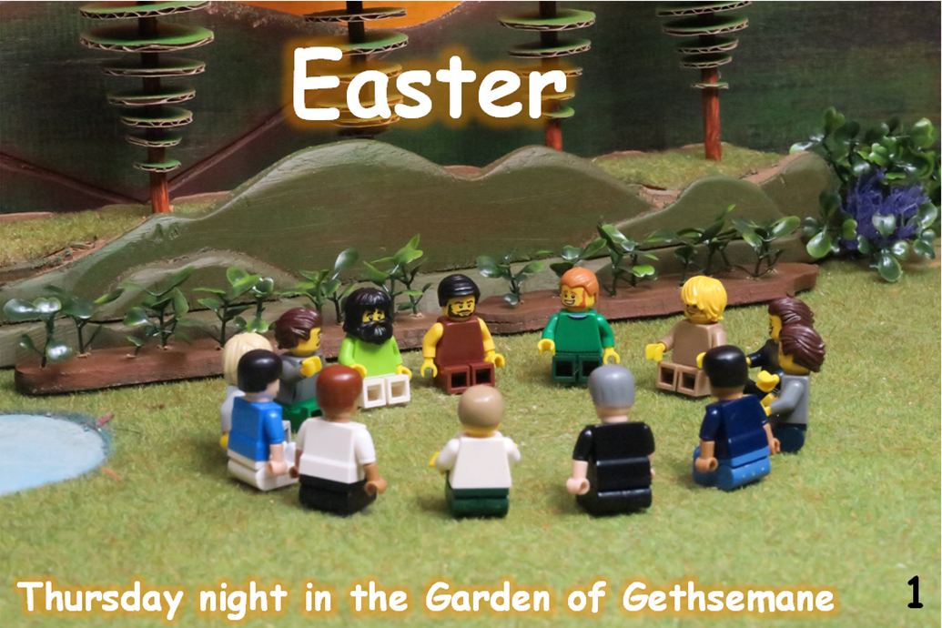   SLIDE 1  Have you ever had a shock? Well, on the Thursday before Easter, Jesus’ disciples had a big shock that they were certainly not expecting. Here’s what happened.  Jesus and His disciples had shared a meal together in the upstairs room of a ho