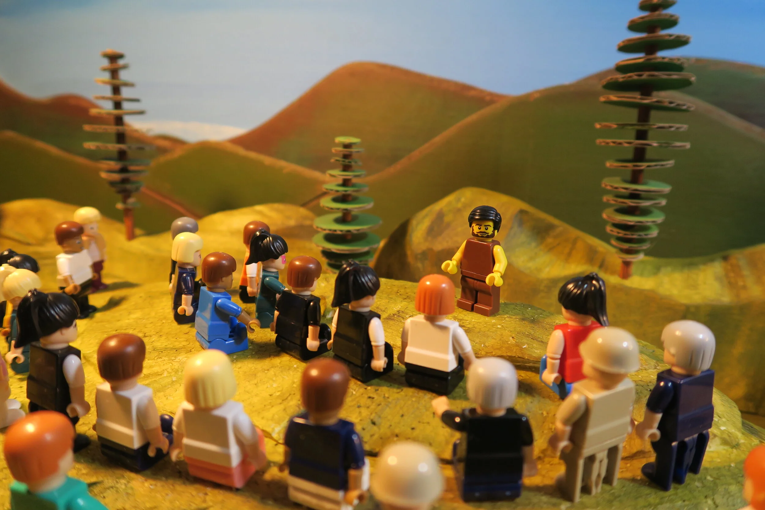   SLIDE 4   One day a few weeks before the very first Easter, Jesus was in a place called Jordan. Everywhere Jesus went crowds of people would gather to listen to Him talk about God’s great love for everyone. While Jesus was in Jordan, all was not we