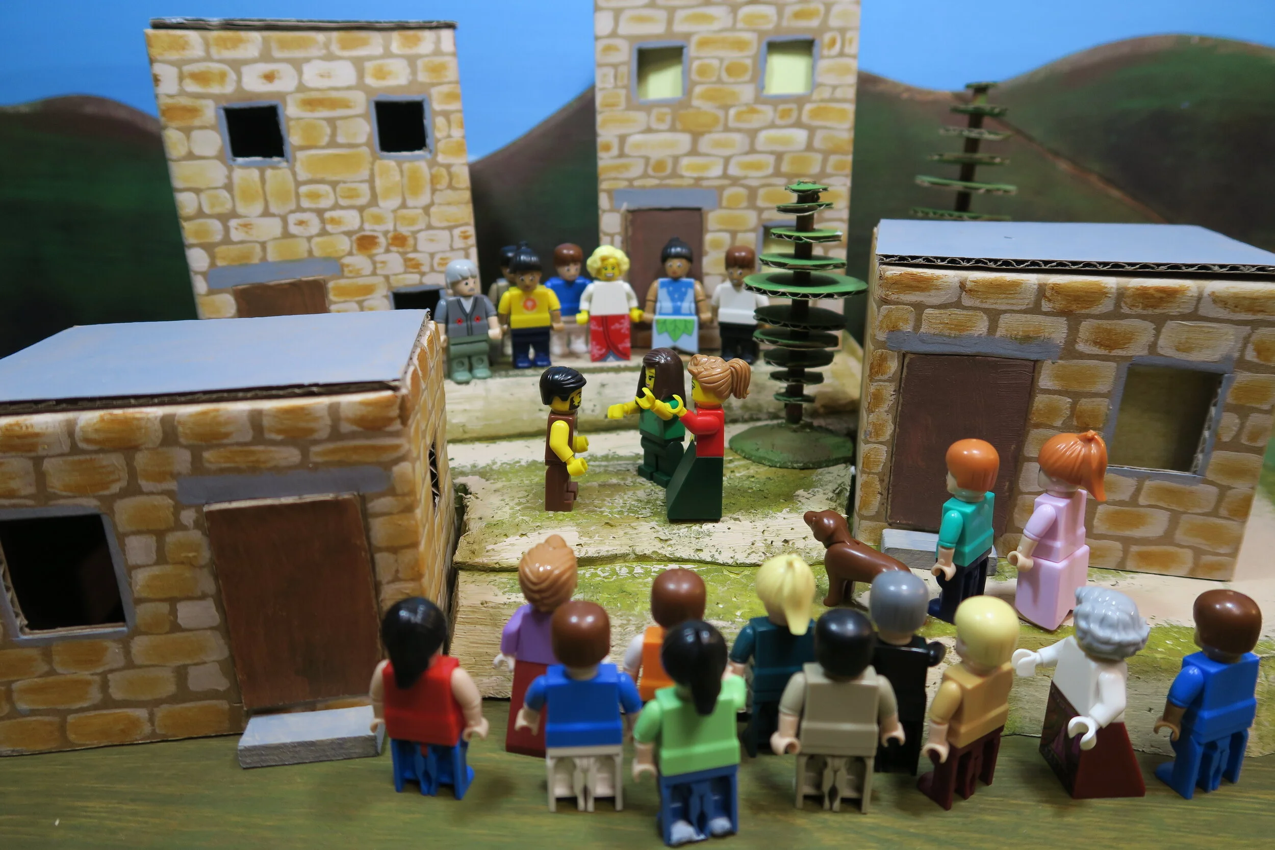   SLIDE 7   When Jesus arrived in Bethany, Mary and Martha were weeping and very sad. Other friends who had come to comfort them were there too. Lazarus had died and they were mourning for him. “If only you had been here” said Mary and Martha “our br