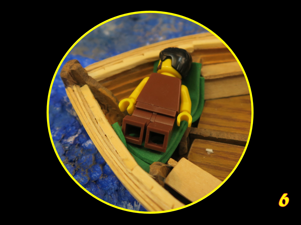   SLIDE 6   Jesus was tired after spending many days travelling around talking to the people. It wasn’t long before he found a nice quiet spot at the back of the boat and settled down to sleep. The voyage was going really well.    