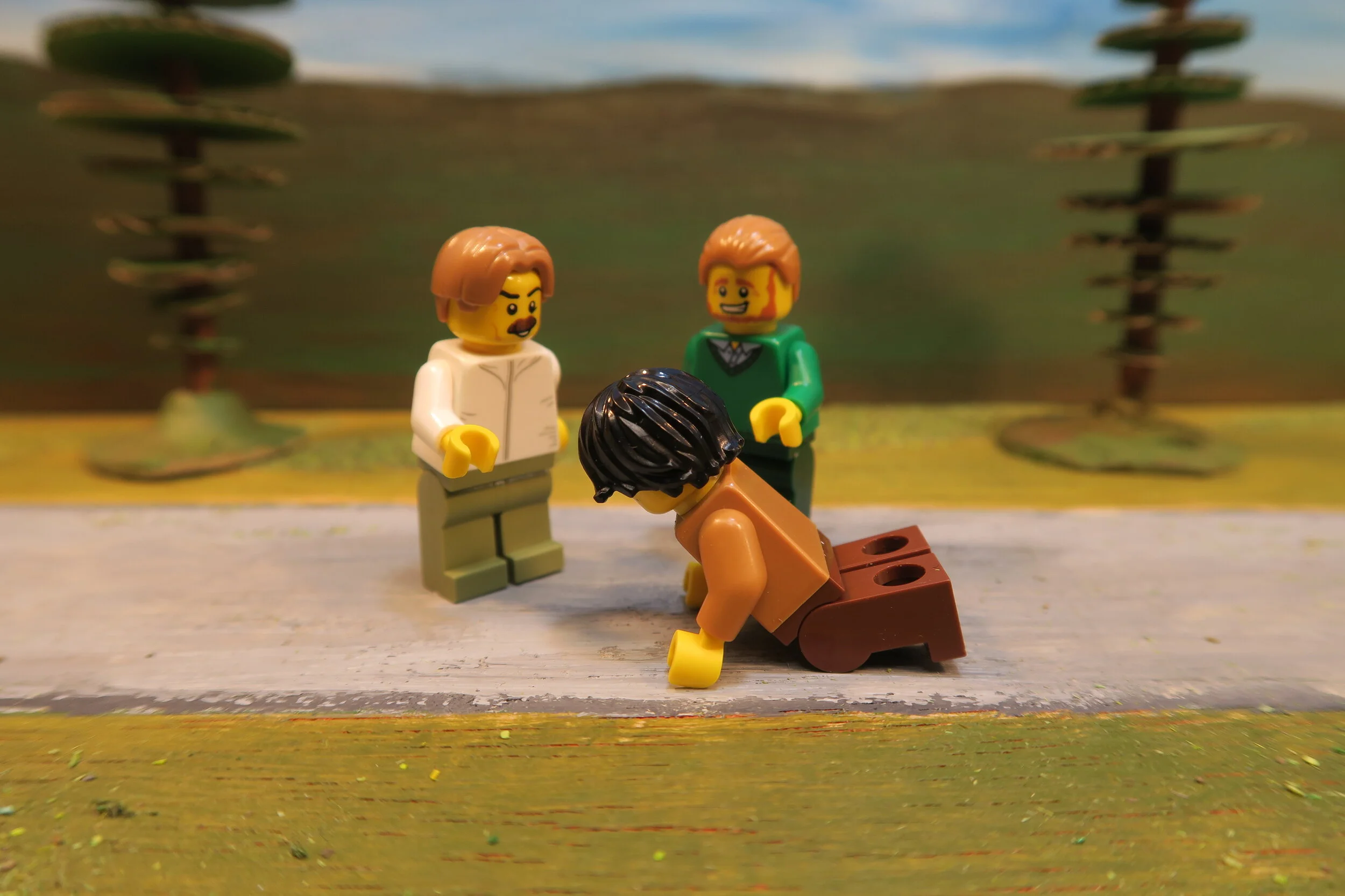   SLIDE 7  But before Paul reached Damascus, a very strange thing happened to him on the road. Suddenly he saw a bright light which caused him to fall to the ground, he heard a voice too! “Paul why are you harassing Me, why are you causing so much tr