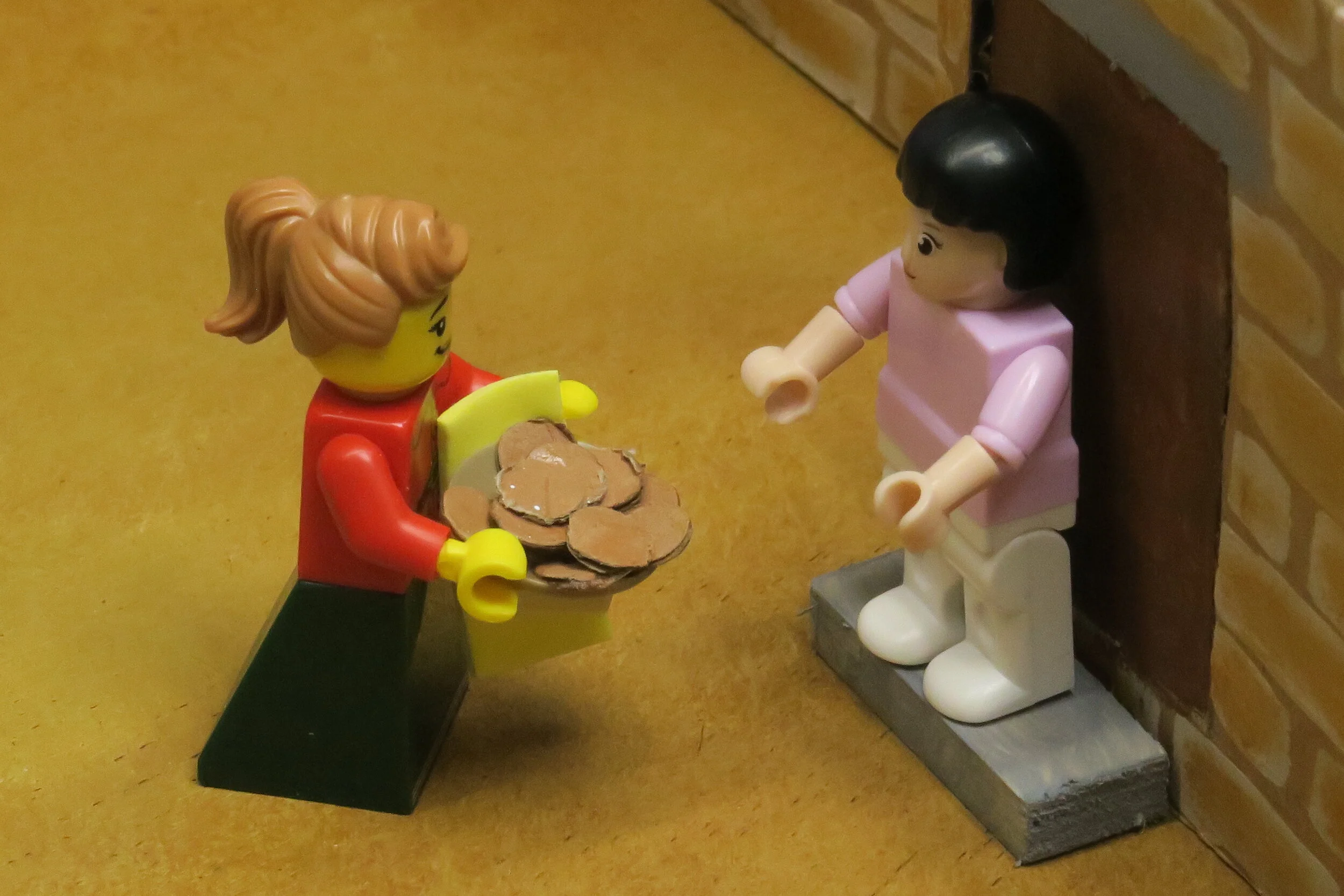   Slide 6  She would share the cakes she baked. Her neighbours were so grateful. 