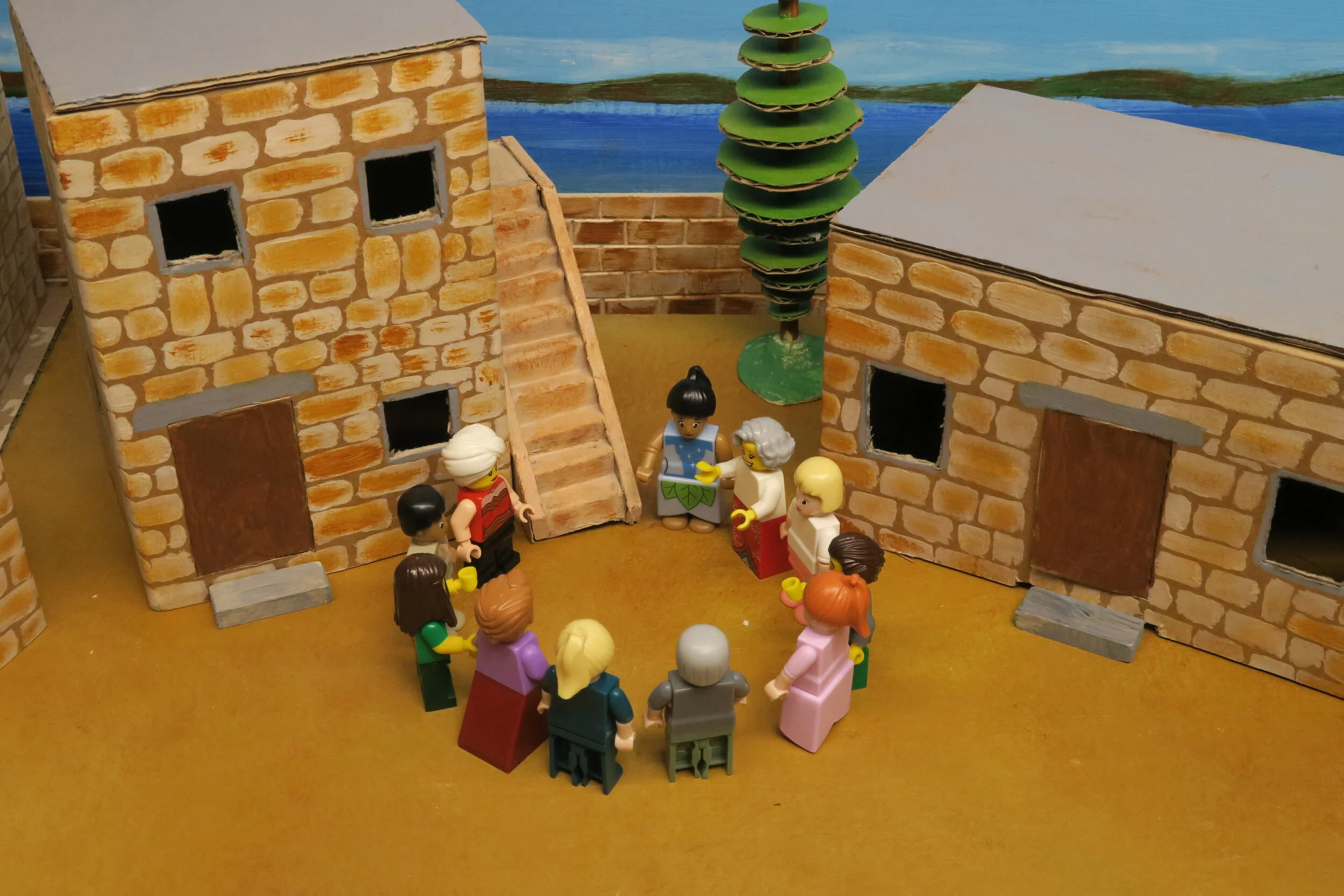   Slide 9  Other followers of Jesus in Joppa took her body and laid it in the little upstairs room where Dorcas lived. The people were so upset, what could they do? 