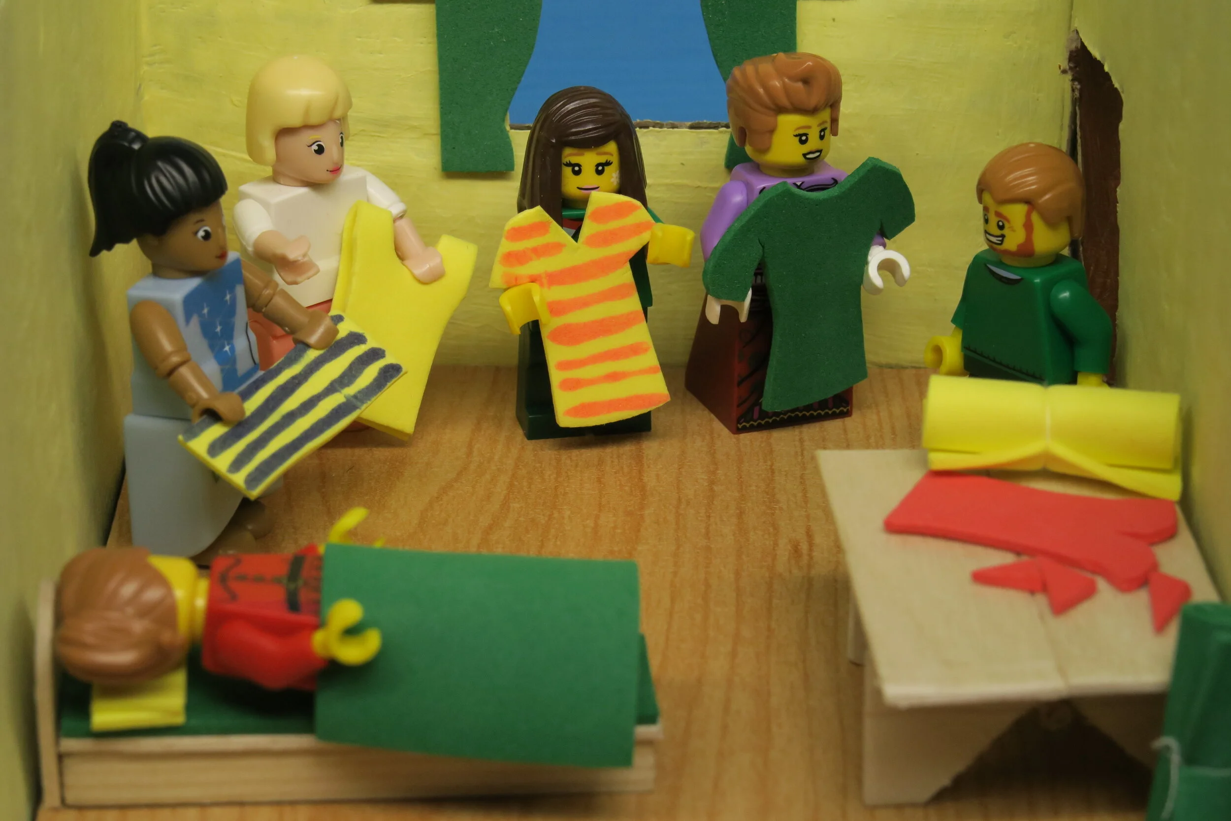   Slide 14  The women were crying and showed Peter the clothes that Dorcas had made for them and their families, whilst she was alive. 