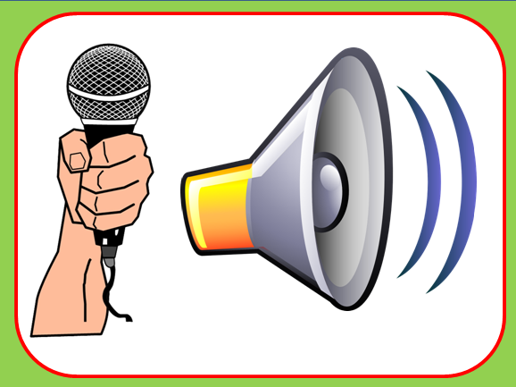   SLIDE 3  If you really want to to be heard you could get a microphone and amplifier with powerful speakers.   