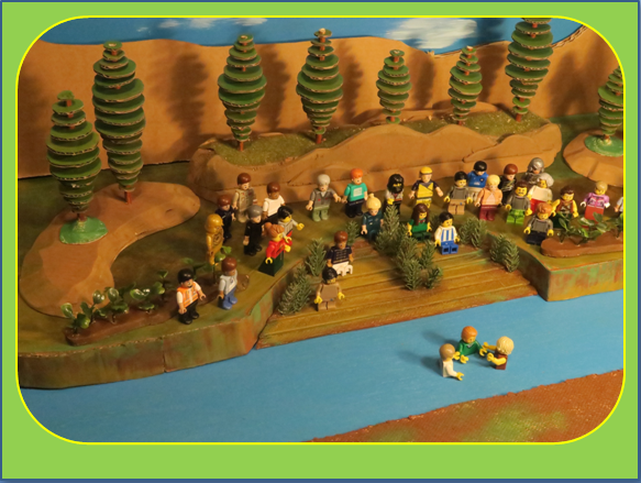   SLIDE 15  And many of the people wanted to change. So John baptised them in water.  