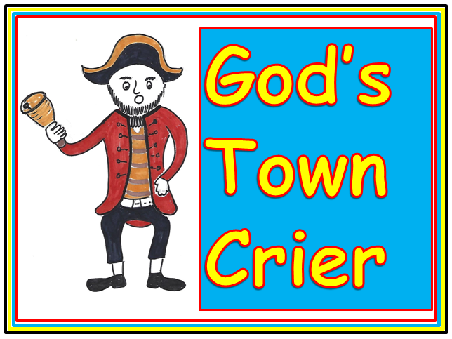   SLIDE 1  Years ago if there was an important message to be made in a city or town, the Town Crier would often make it. Town criers would dress in bold fancy clothes and would ring a bell to draw peoples attention. They would then shout out the spec