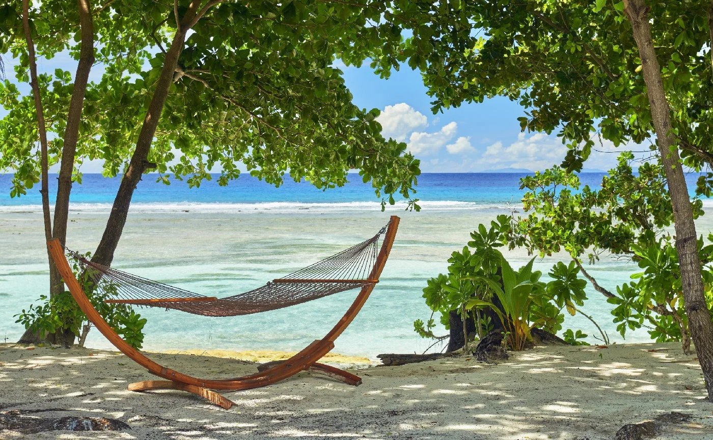 Stunning beach view at the resort