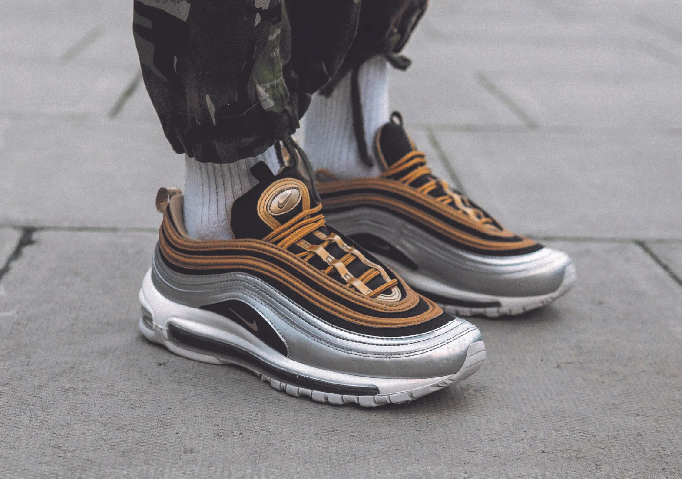Nike metallic sneakers