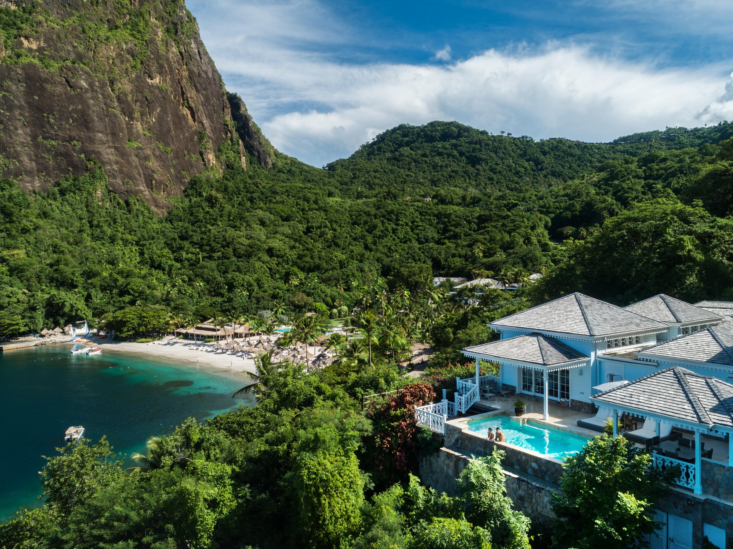 Sugar Beach Pool and beach