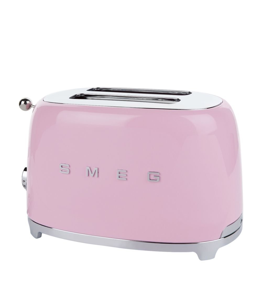 SMEG pink two slice toaster